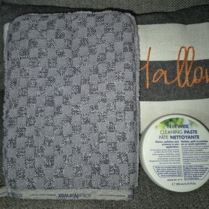 Norwex Gray Bathroom Scrub Mitt and White Cleaning Paste Set Of 2